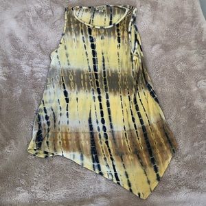 🔥 3/$20 ONE WORLD tie dye tank top. Large. Hippy